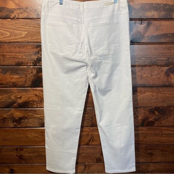 Soft Surroundings Ultimate Denim In White Straight Leg Jeans Women's Size 16T - Picture 15 of 15
